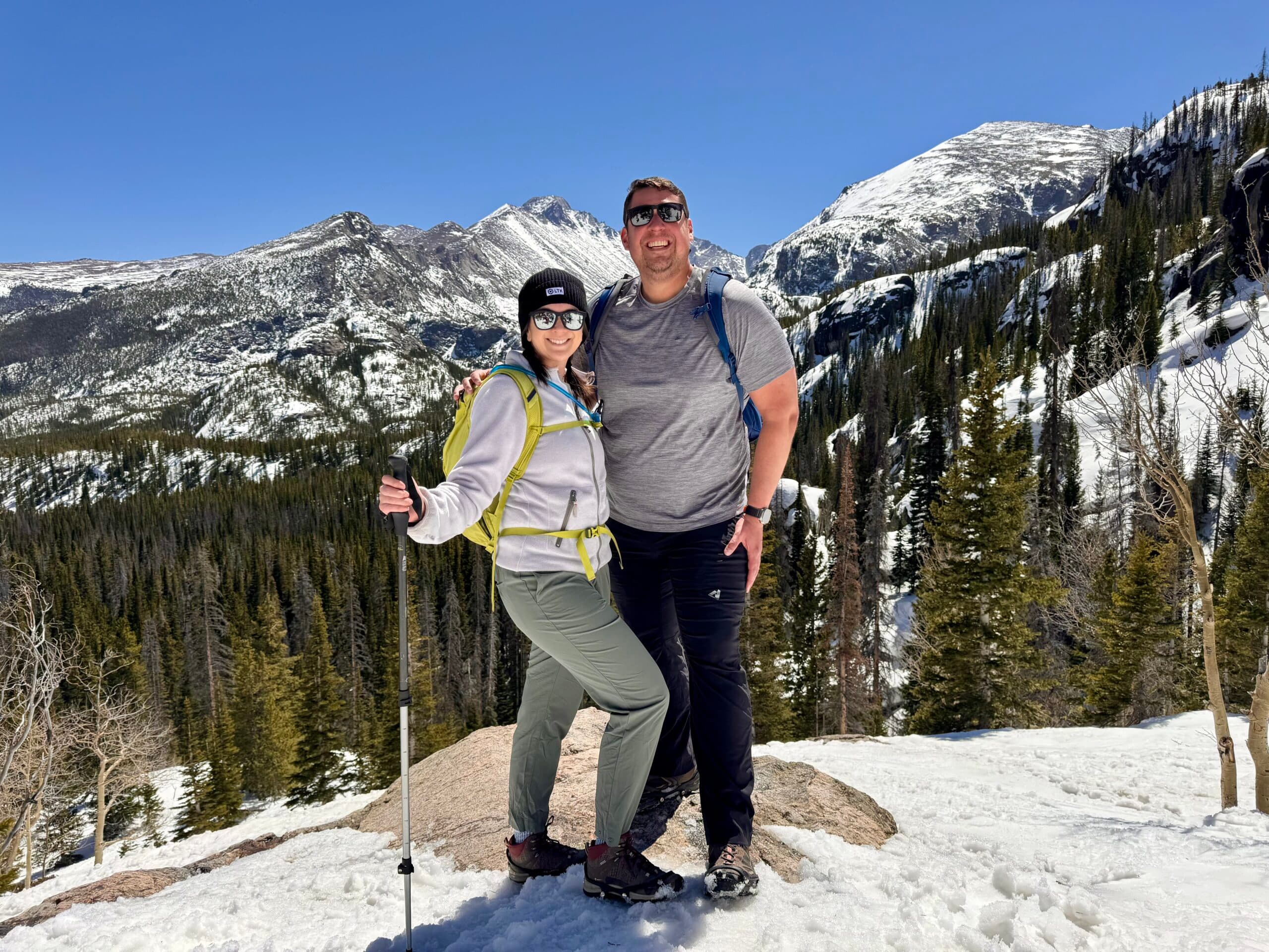 Hiking Rocky Mountain's Frozen Bear Lake Trail to Dream Lake
