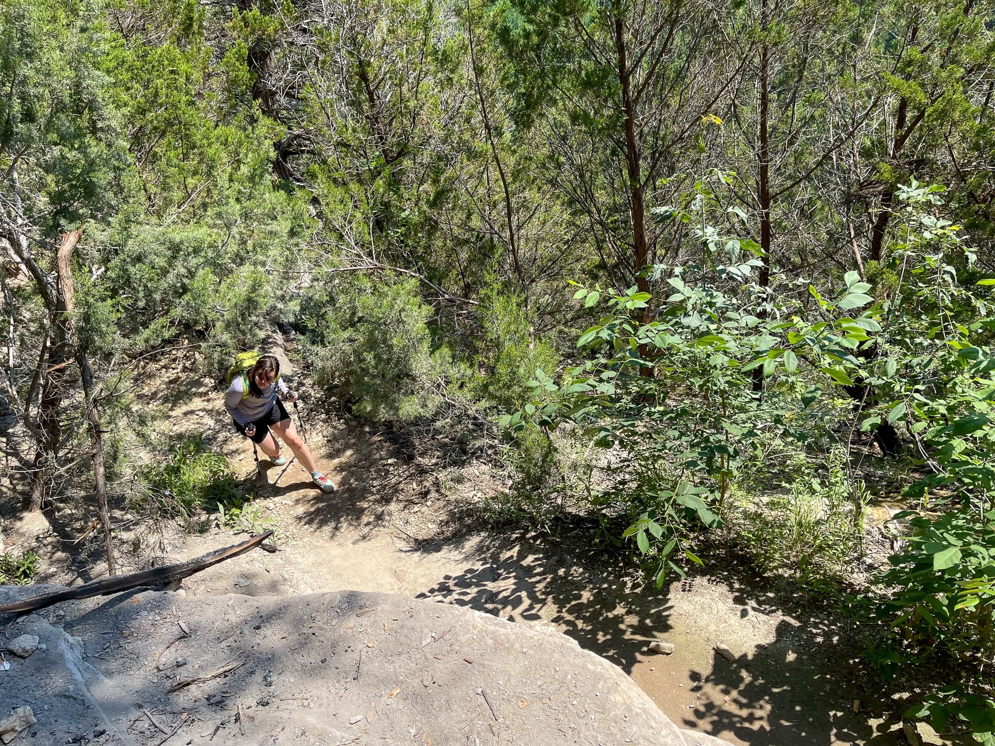 Hiking the Goat Trail to Big Bluff in the Buffalo National River (Arkansas)