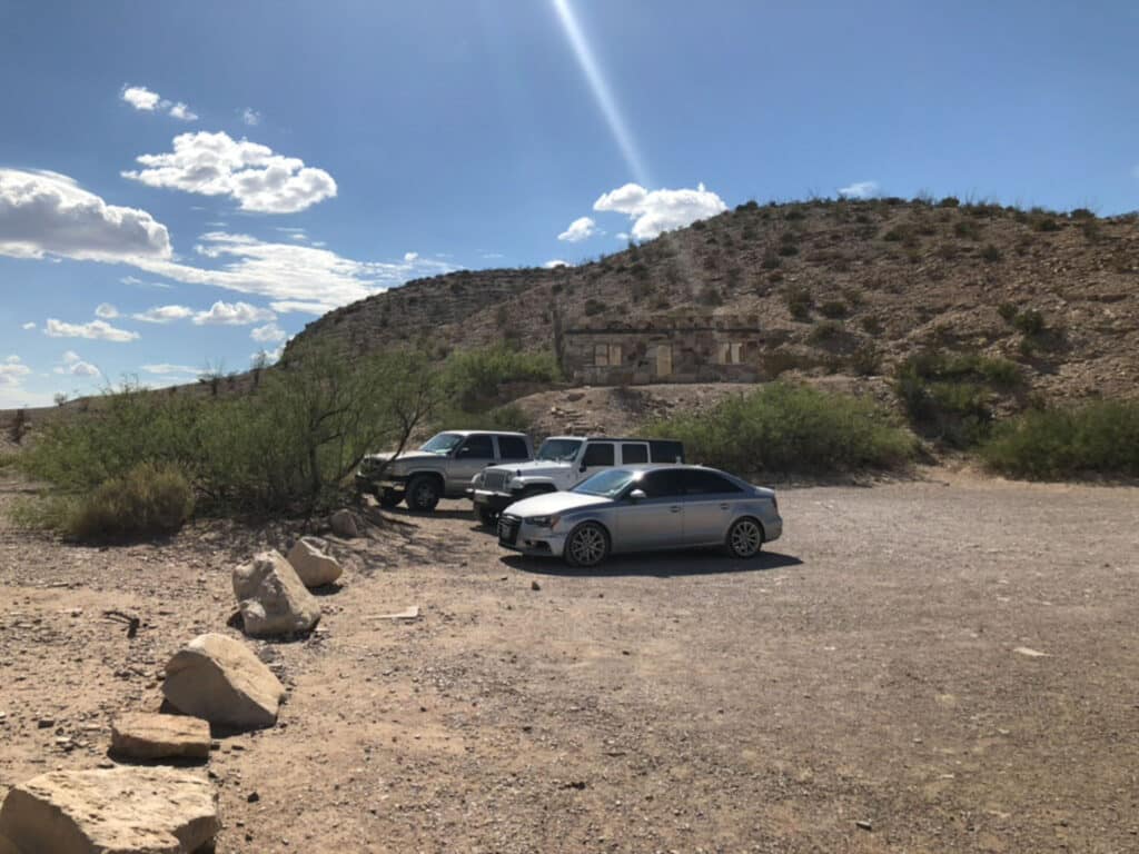 big bend national park hot springs parking lot