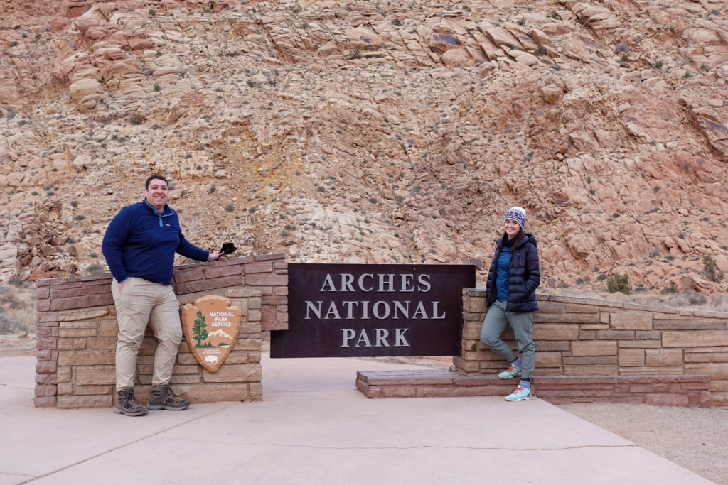 Arches National Park Entrance Sign