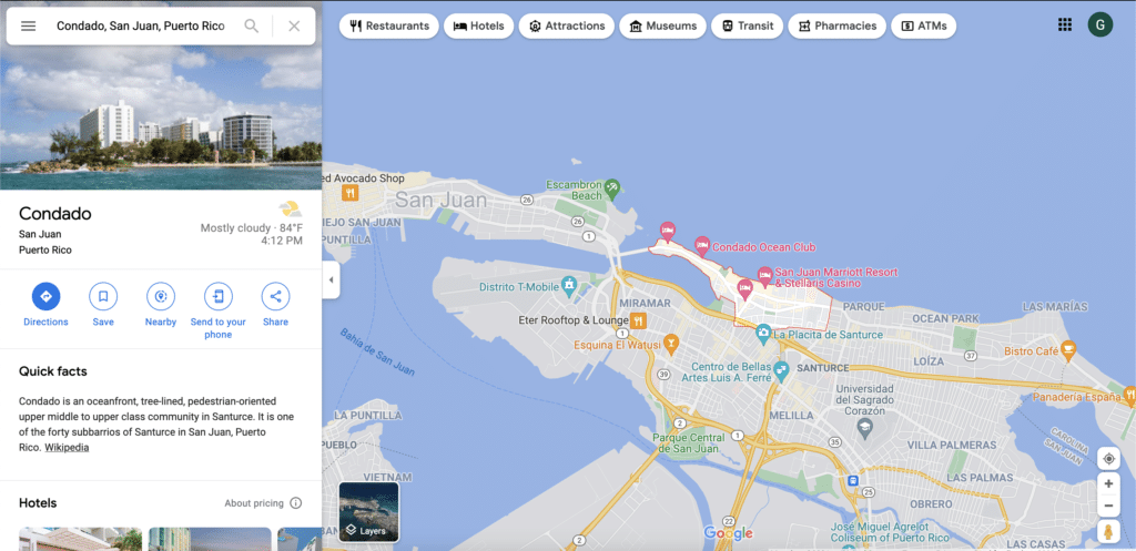 google maps puerto rico