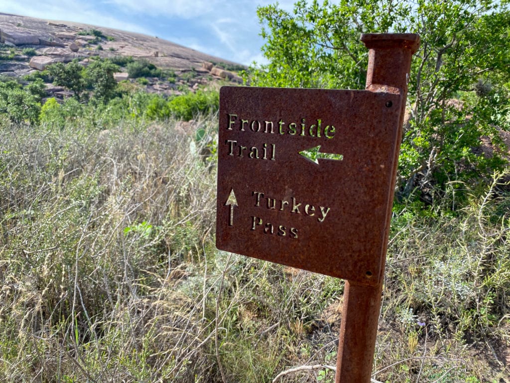turkey pass trail enchanted rock