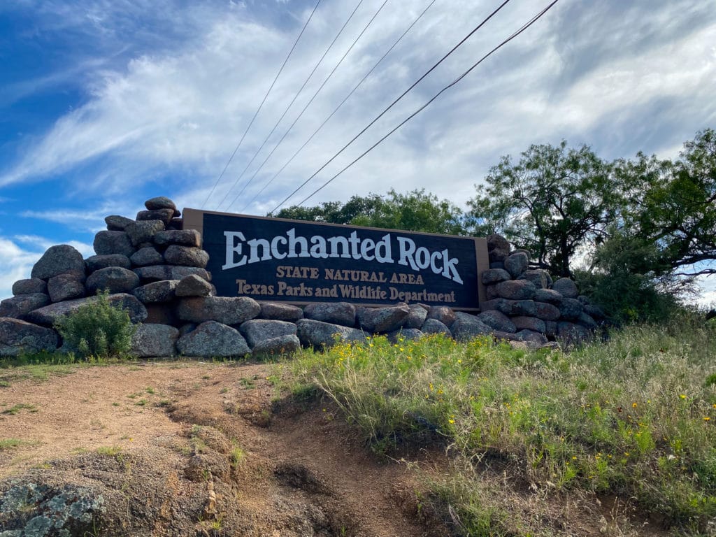 Enchanted Rock State Park Entrance