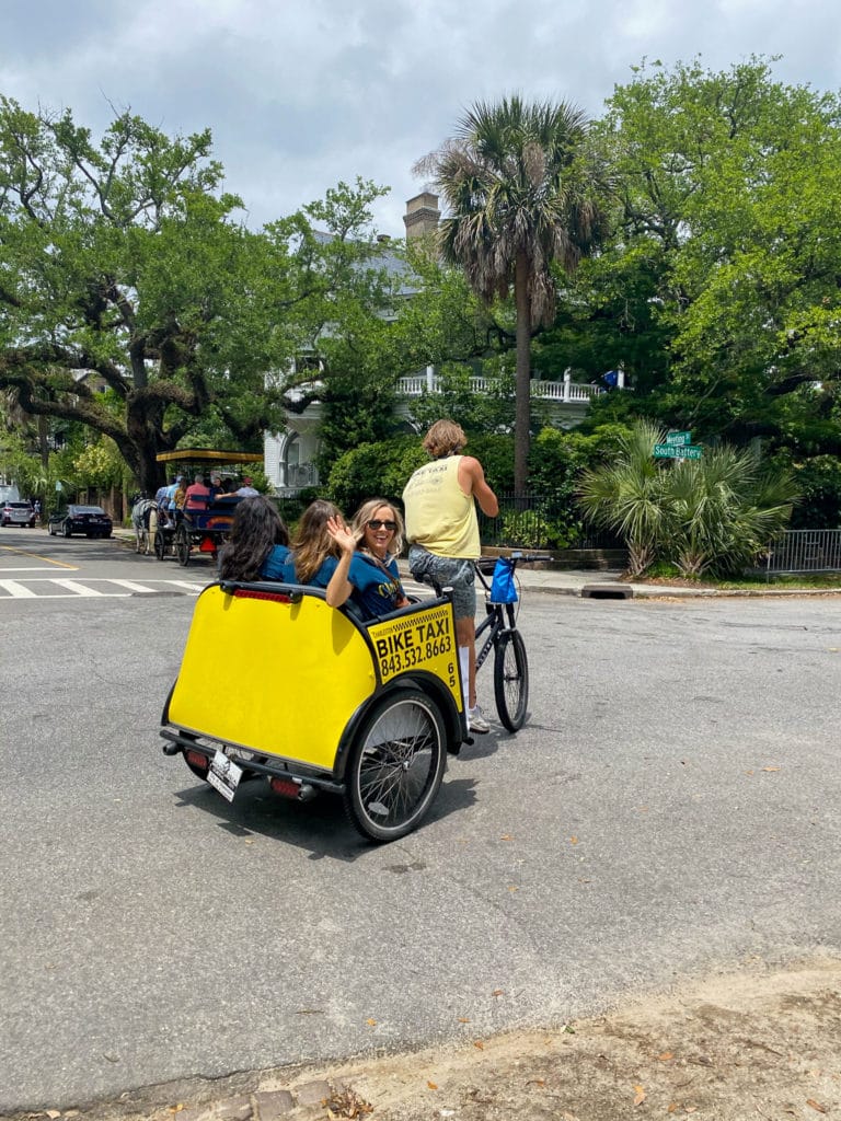 charleston south carolina pedicab