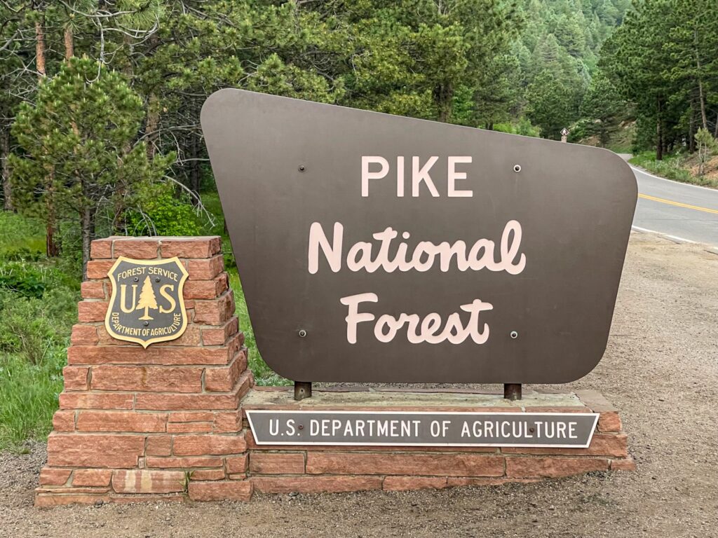 pikes peak national forest